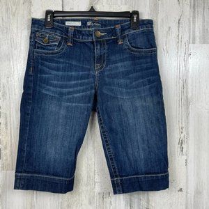 Kut from the Kloth Natalie Bermuda denim shorts blue size 6